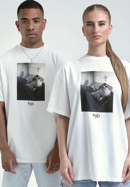 Art T-Shirt weiss unisex oversize streetwear 1
