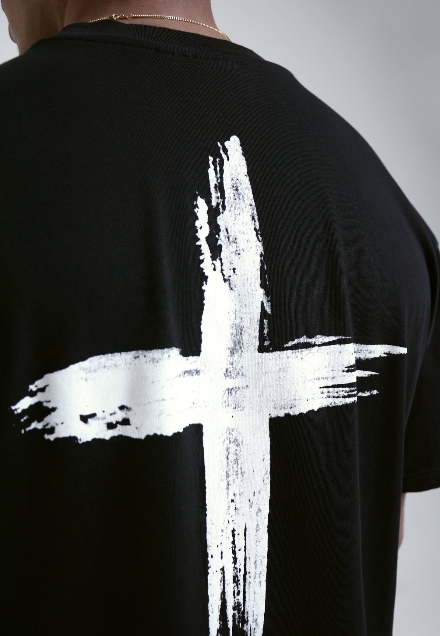 RYWD Cross T-Shirt schwarz 5 unisex oversize streetwear