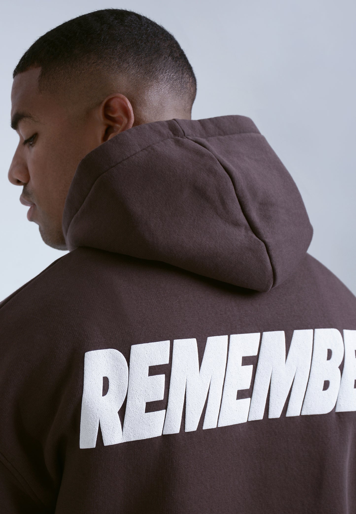 RYWD Remember Hoodie braun 2 unisex oversize streetwear