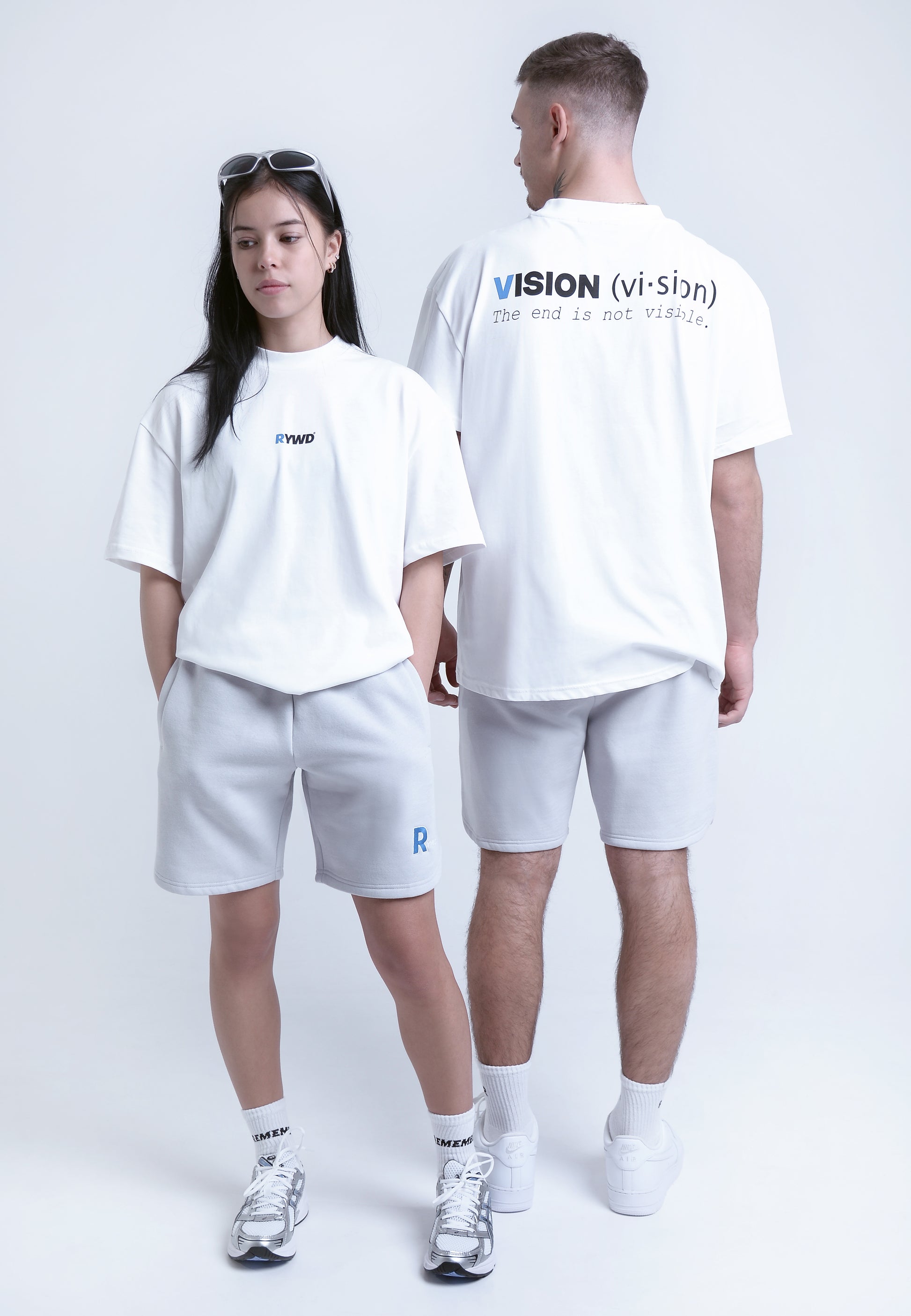 RYWD Vision T-Shirt white 2 unisex oversize streetwear