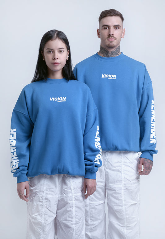 RYWD Sleeve Sweatshirt royal blue 1 unisex oversize streetwear
