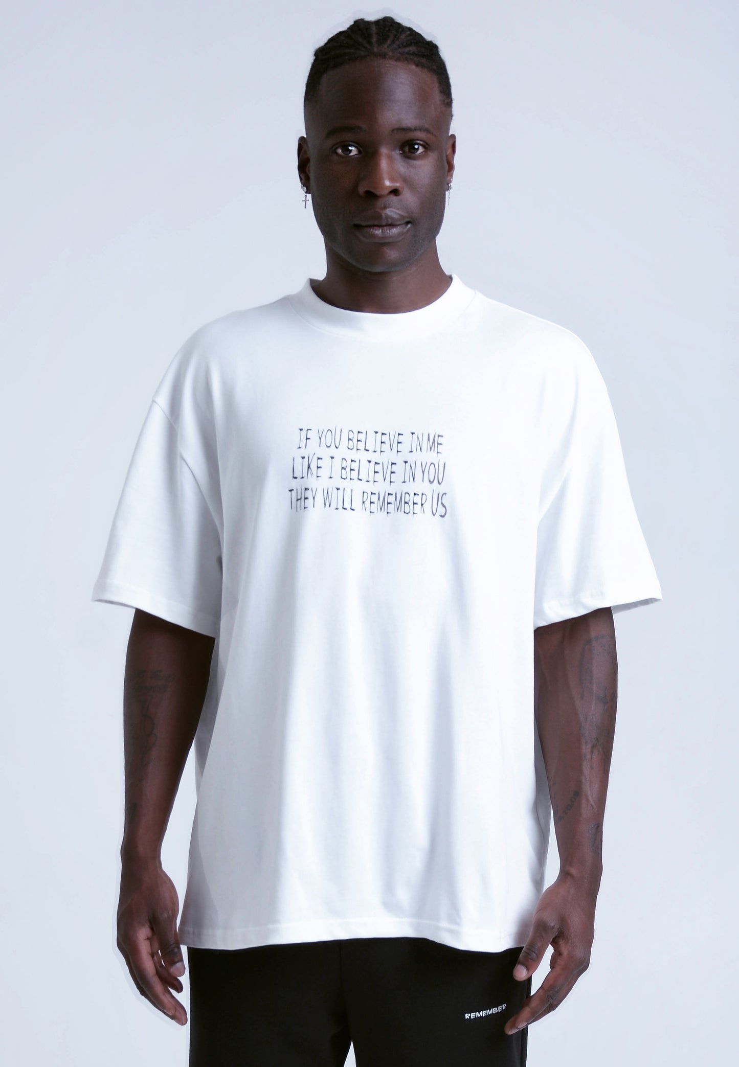 RYWD Remember Us T-Shirt weiss 3 unisex oversize streetwear