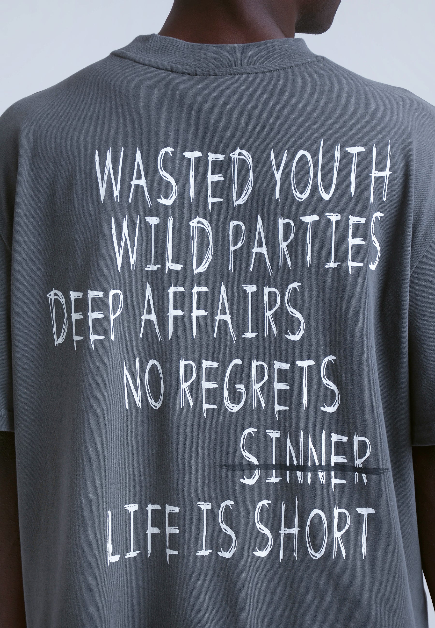 RYWD Wasted T-Shirt grau 2 unisex oversize streetwear