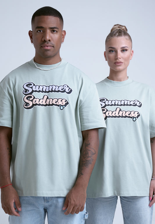 RYWD Summer Sadness Heartbreaks T-Shirt mint unisex oversize streetwear