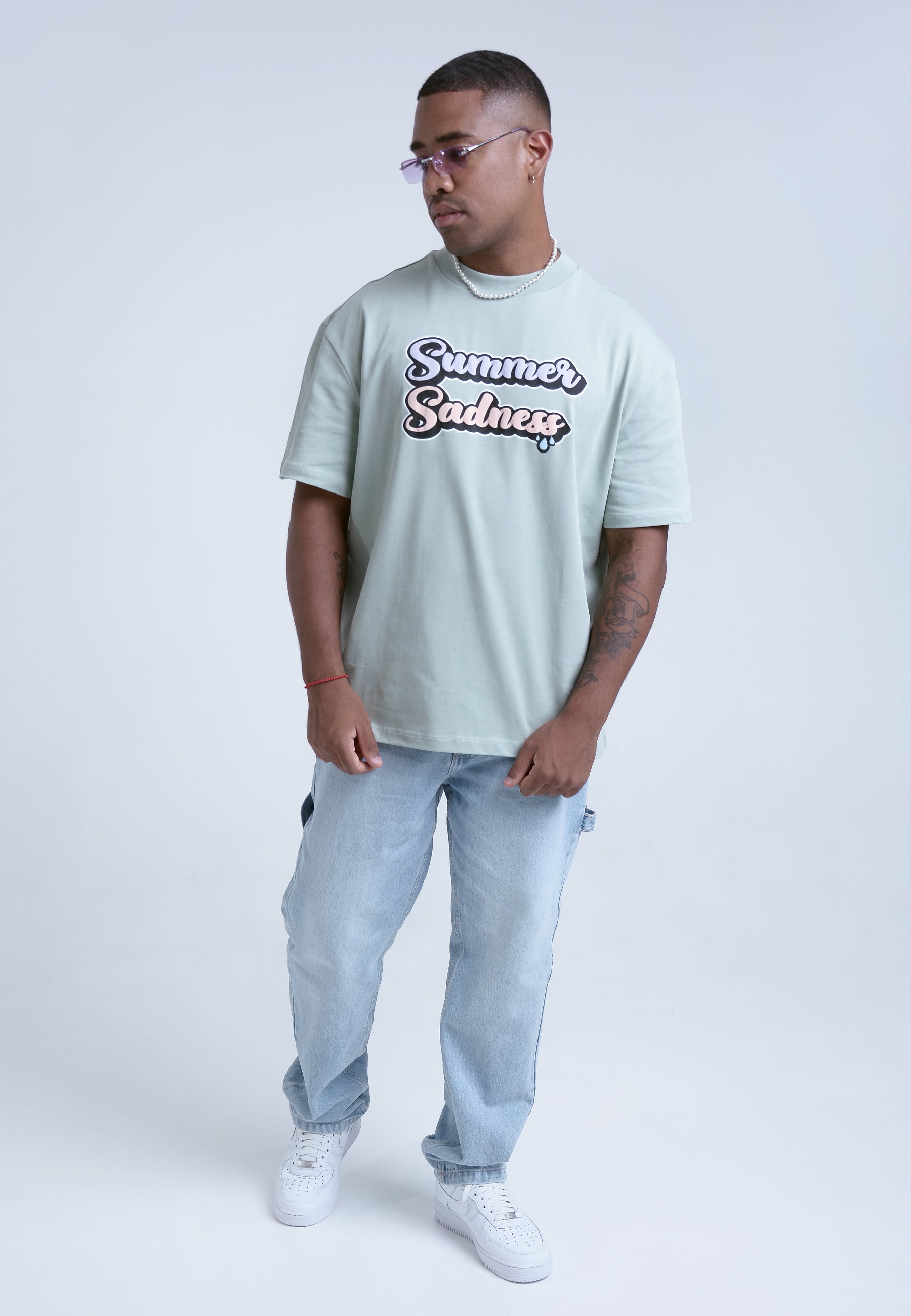 RYWD Summer Sadness Heartbreaks T-Shirt mint 4 unisex oversize streetwear