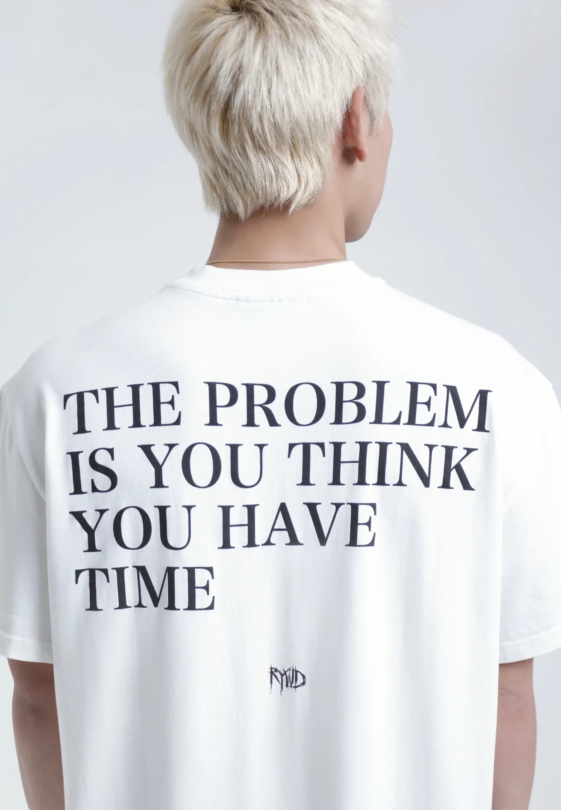 Time T-Shirt weiss 2 unisex oversize streetwear