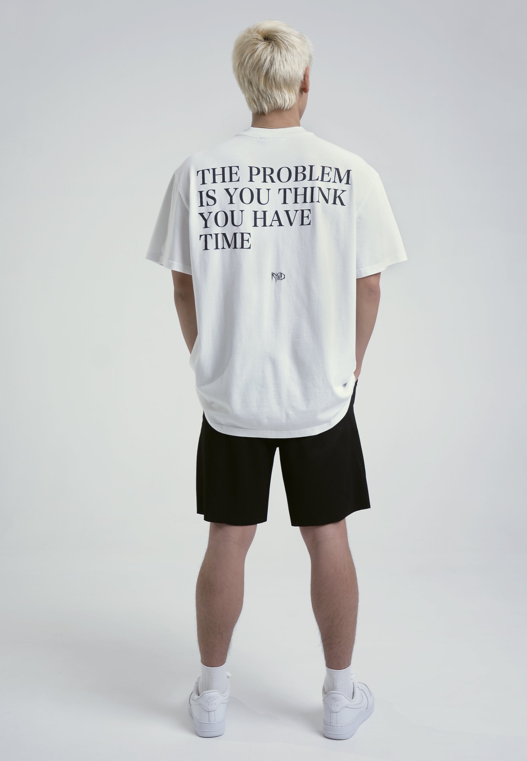 Time T-Shirt weiss 3 unisex oversize streetwear
