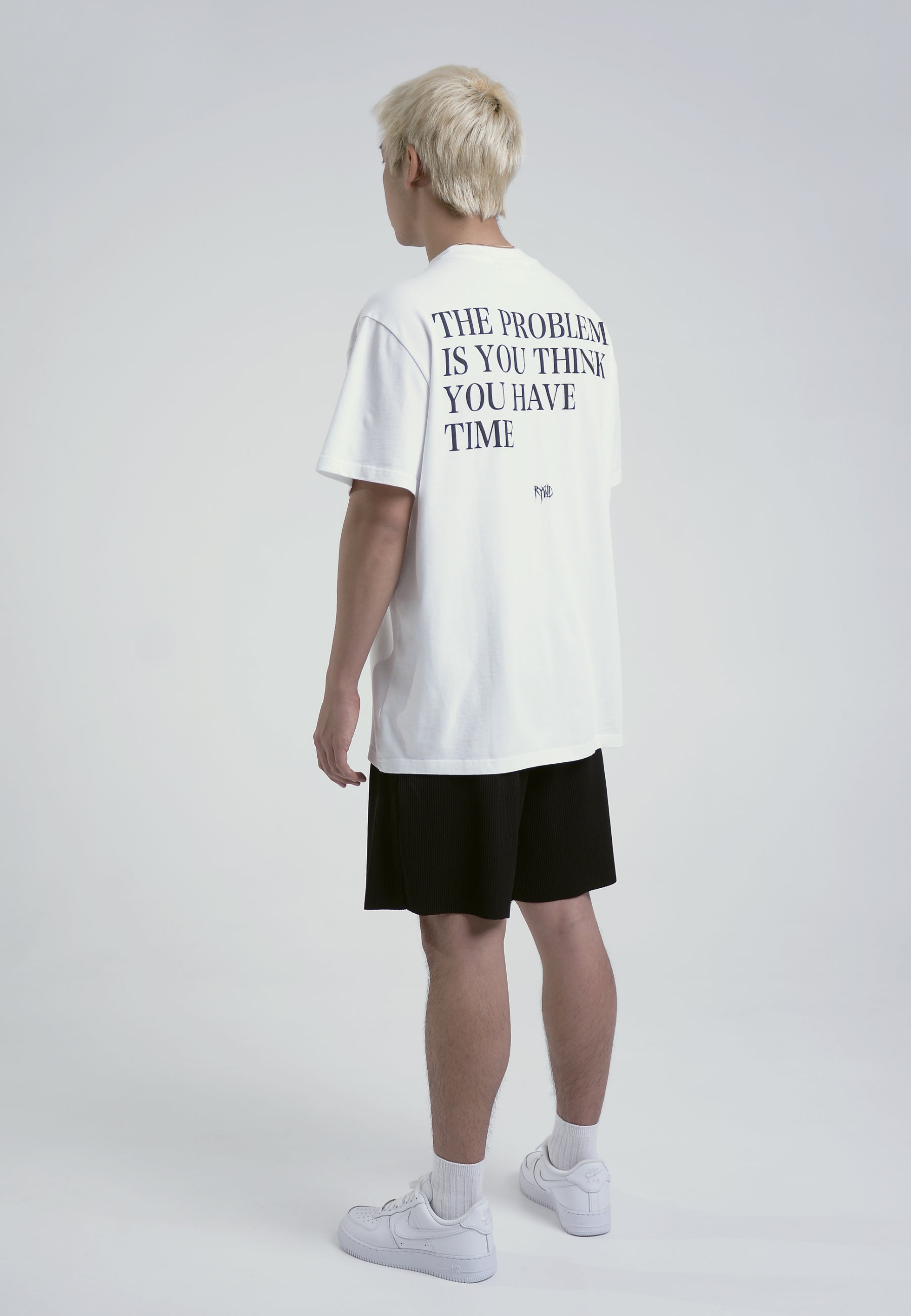Time T-Shirt weiss 4 unisex oversize streetwear