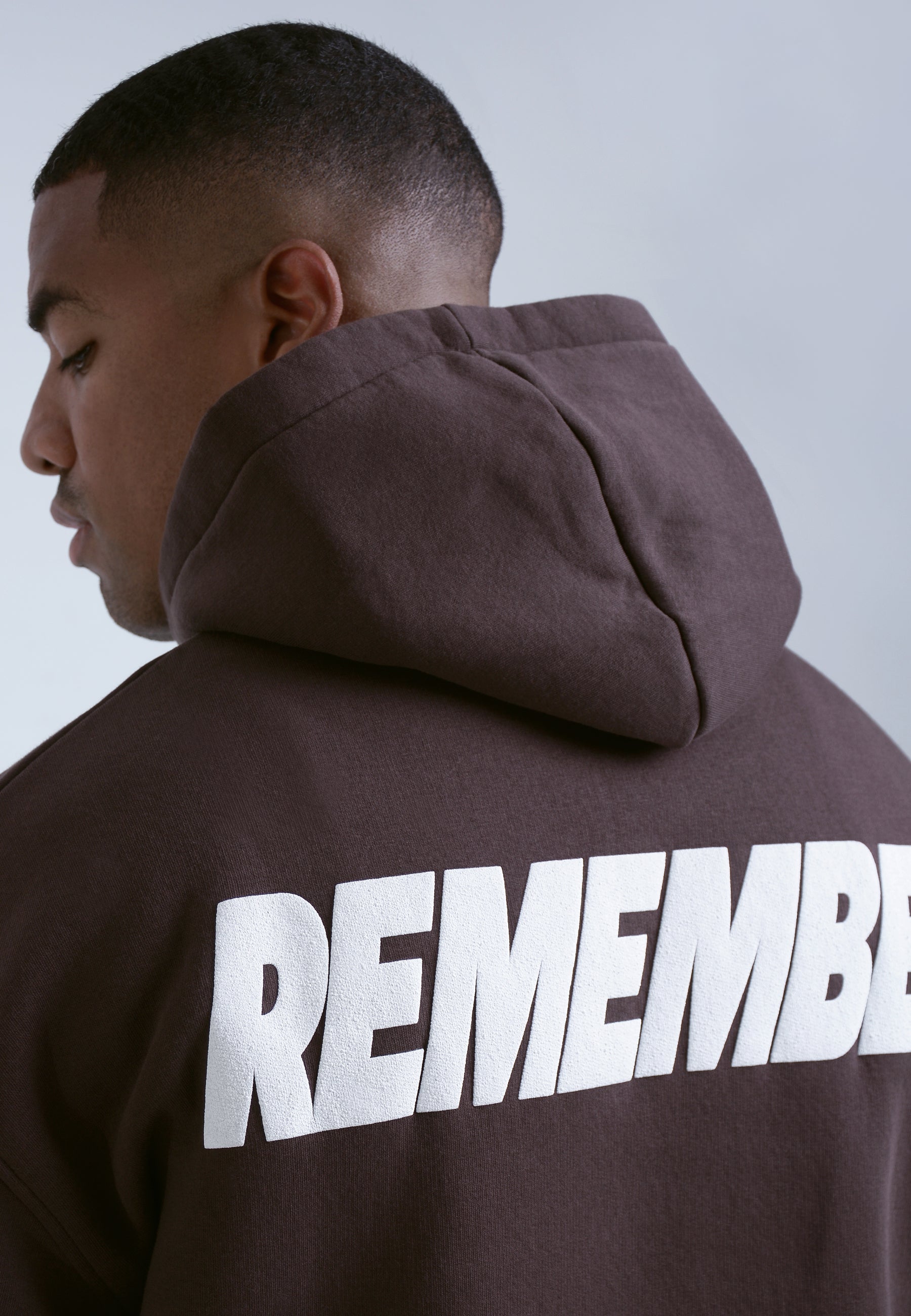 RYWD Remember Hoodie braun 2 unisex oversize streetwear