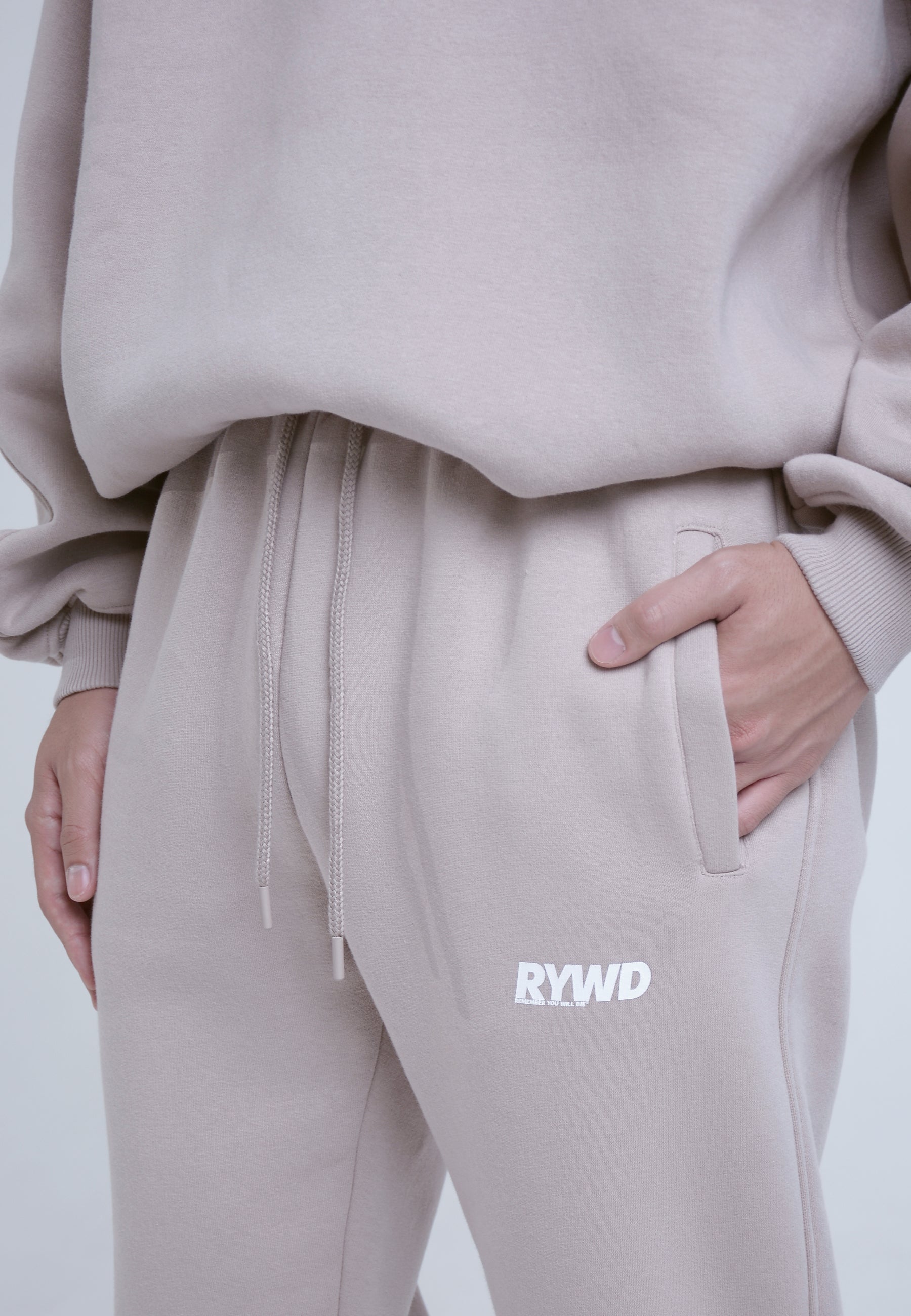 RYWD Dune Logo Sweatpants beige 5 unisex oversize streetwear