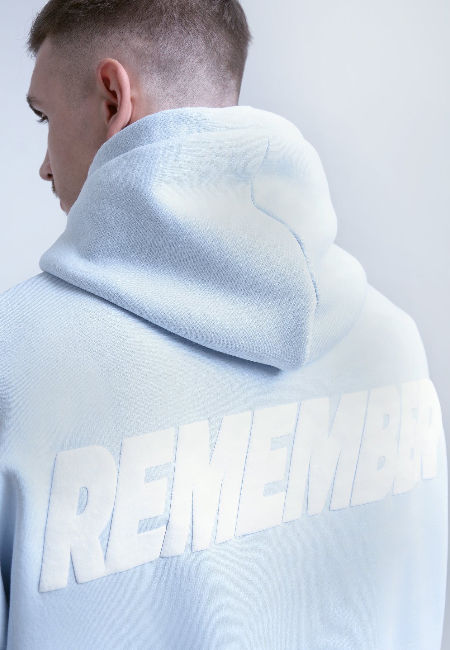 RYWD Remember Hoodie hellblau 2 unisex oversize streetwear