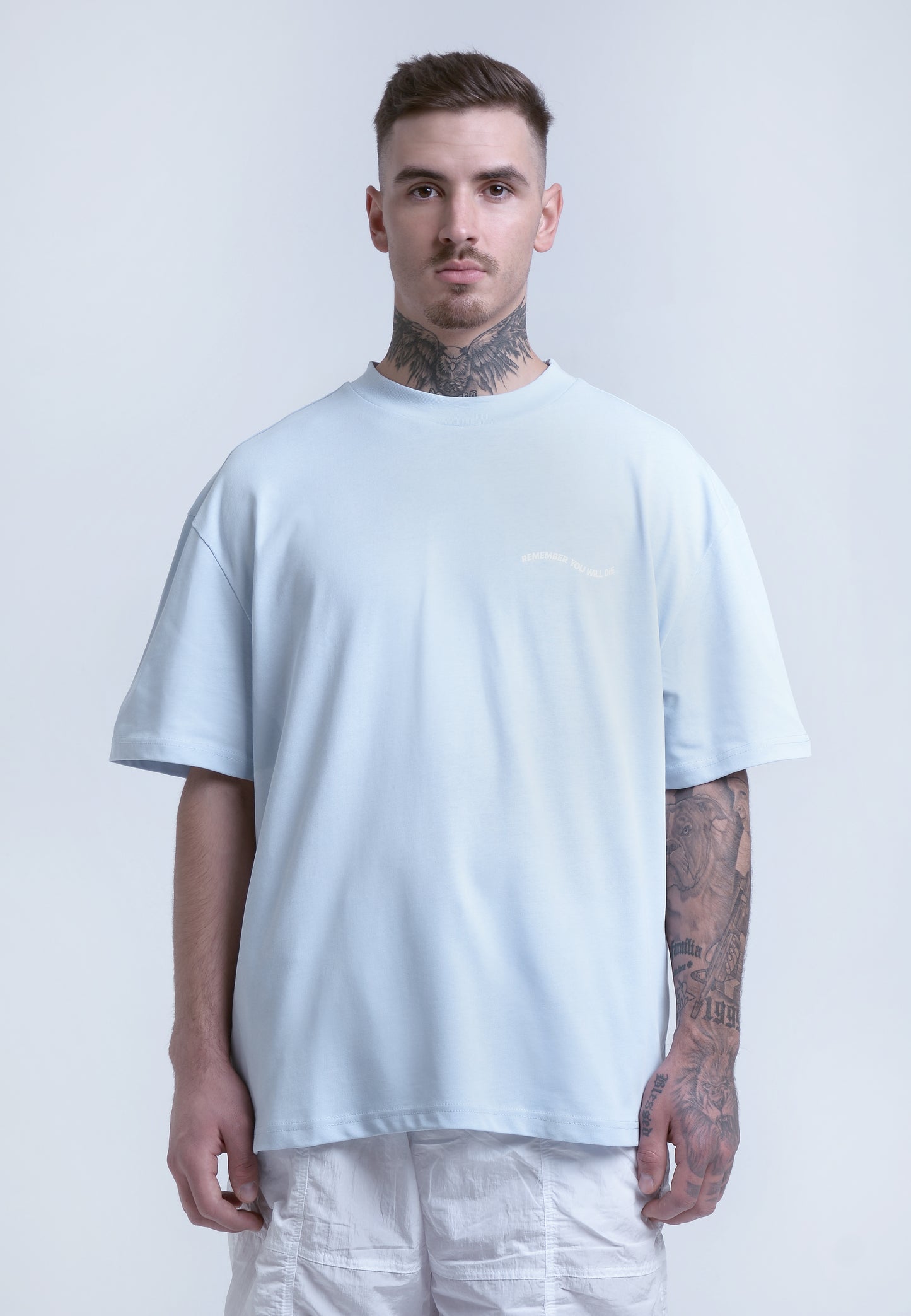 RYWD Waves T-Shirt light blue 2 unisex oversize streetwear